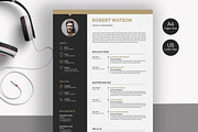 Resume/CV, a Resume Template by SlideCo (Thumbnail 1 of 5)