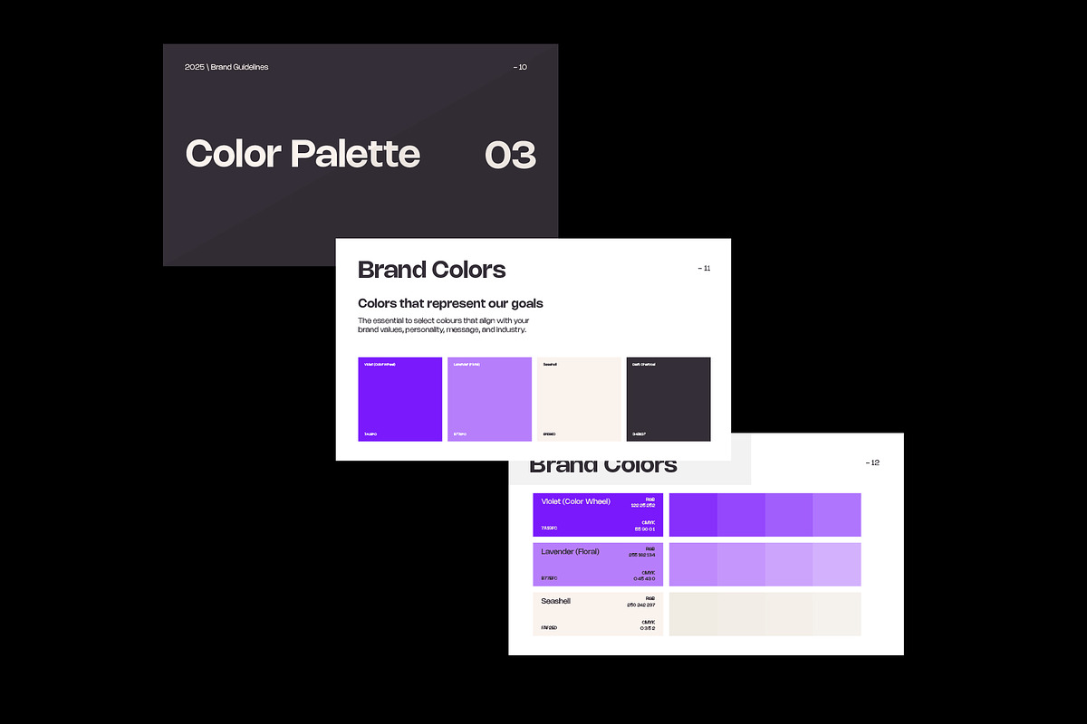 Brand Guidelines 2025, a Branding & Logo Template by Nowshinz Shoma (Photo 3 of 8)