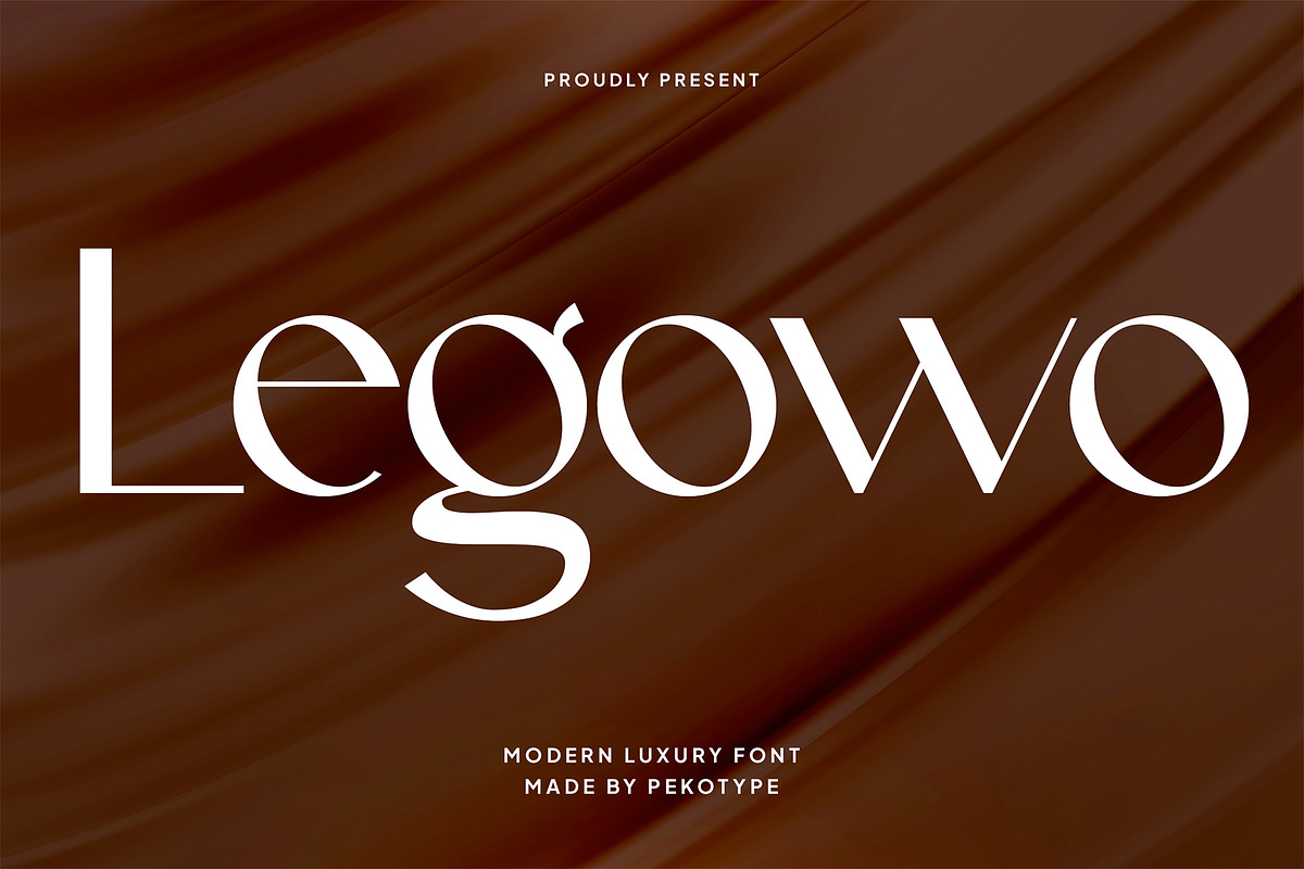 Legowo - Modern Elegant Font, a Sans Serif Font by Pekotype (Photo 1 of 16)