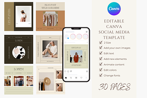Social Media Template Canva