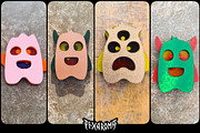 10 Cute Monsters 3D Layered Cut File, an Illustration by pixaroma (Thumbnail 11 of 13)