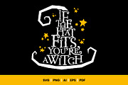 If the hat fits, you're a Witch SVG, an Object Graphic by Little Type Factory (Thumbnail 7 of 7)