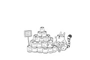 Sarcastic Shopping Cats Clipart, an Illustration by Anastasiya Klempach (Thumbnail 6 of 7)