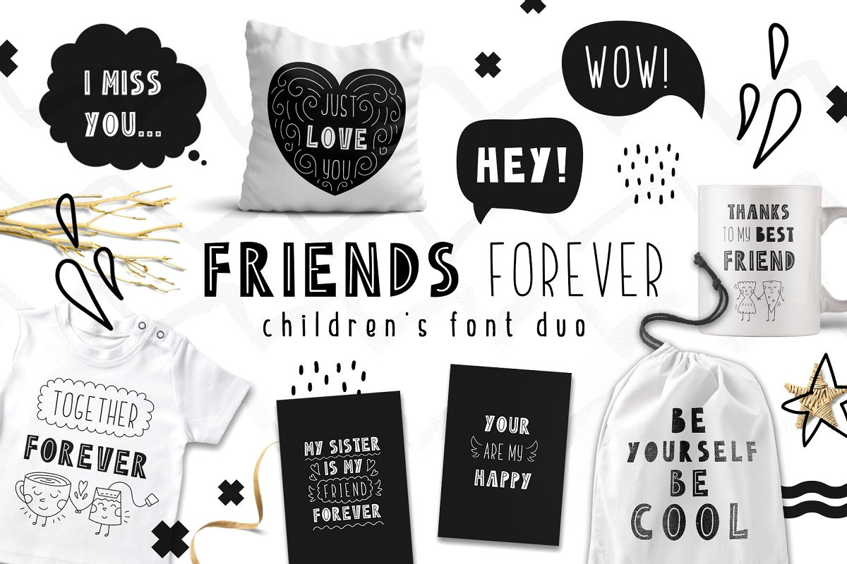 Kids Bundle: fonts and graphics, a Script Font by JuliyArt (Photo 9 of 13)
