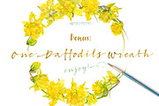 Double Daffodils, an Illustration by watercolorwild.graphics (Thumbnail 6 of 6)