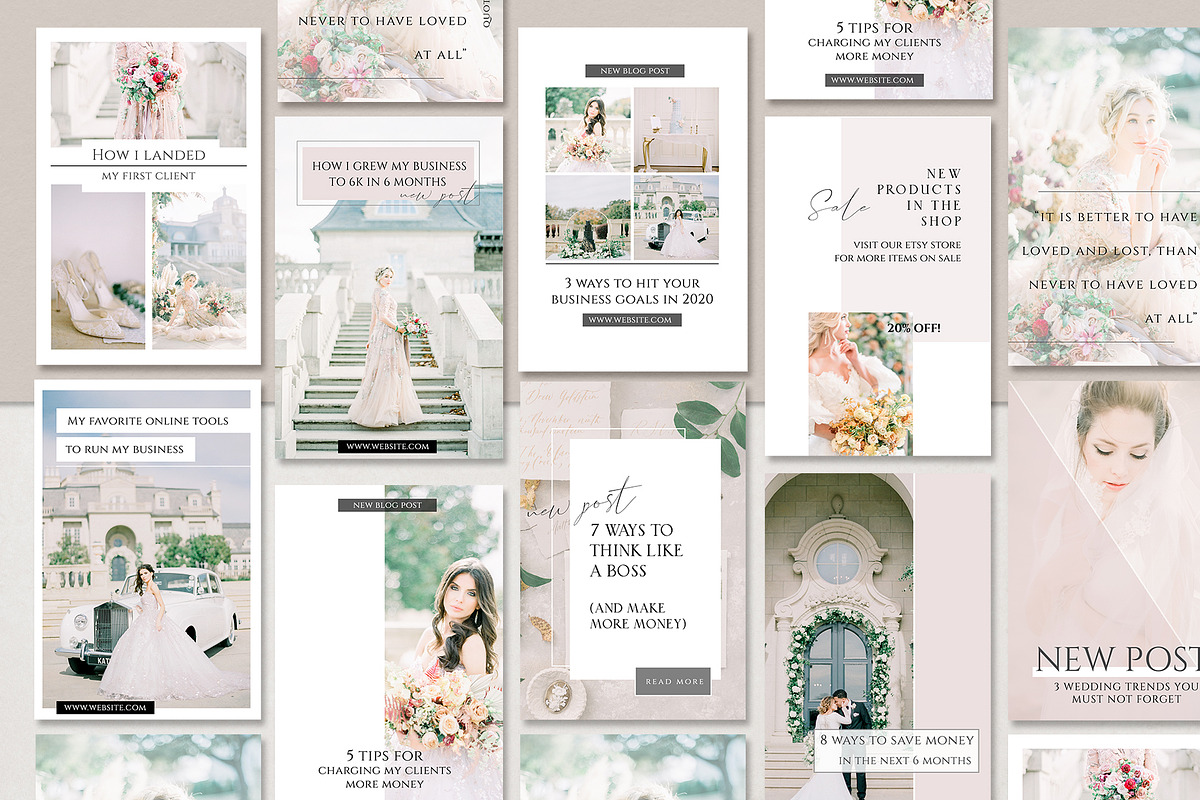 32 Pinterest Templates for Creatives, a Social Media Template by CreativeMavenCo. (Photo 3 of 7)