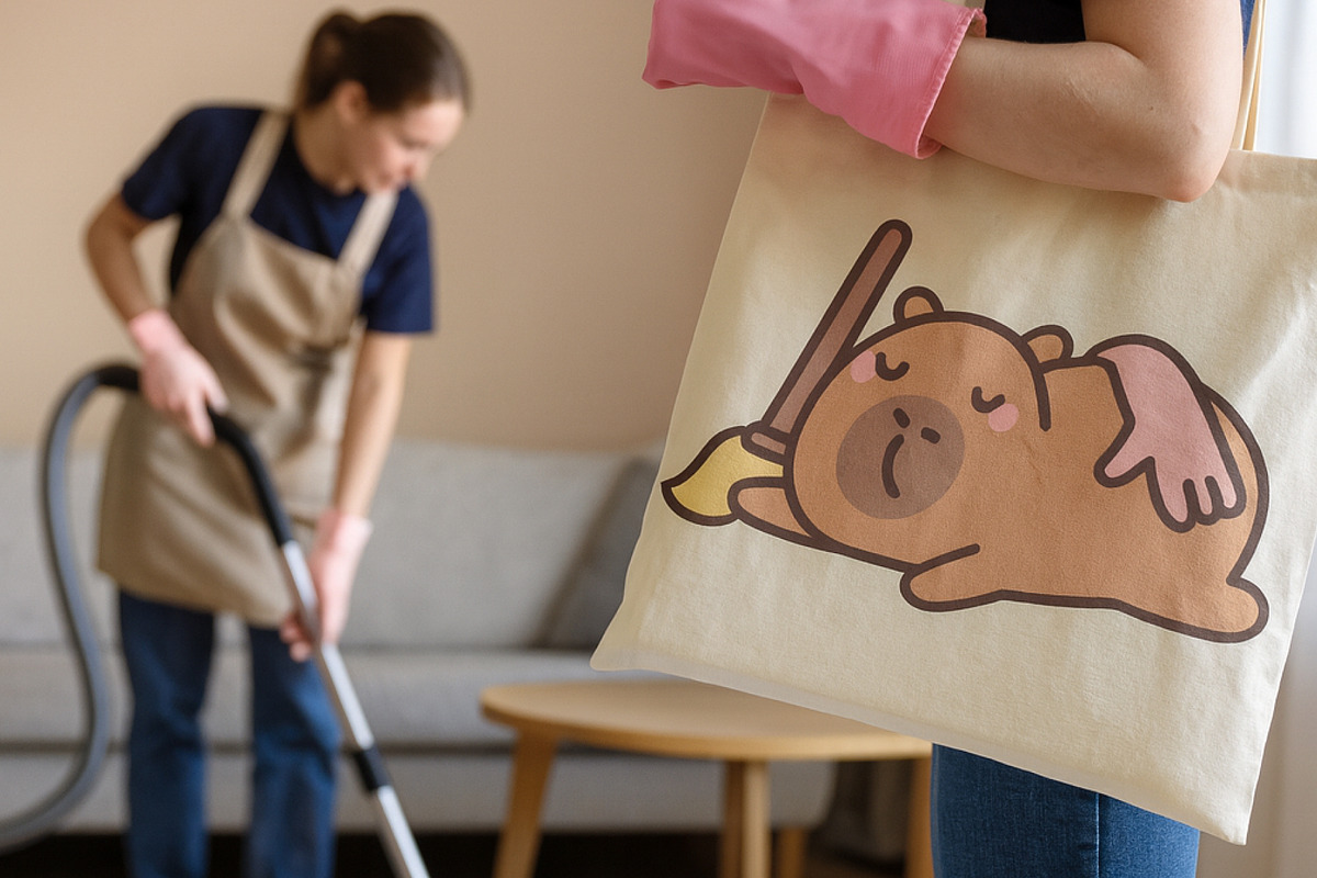 Capybara Cleaning Clipart Set, an Animal Illustration by Palau