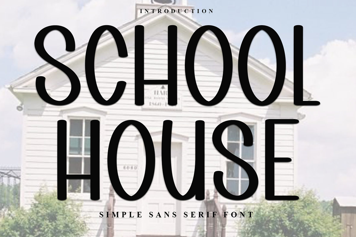 School House, a Script Font by InermediaSTUDIO (Photo 1 of 8)