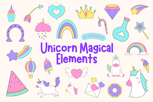 Magical Unicorn Elements