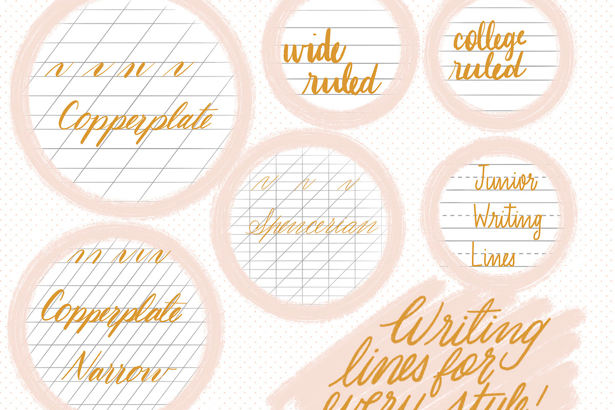Grid, Dot & Line Procreate Brush Set, a Brush Add-On by Sometimes Crafter Studio (Photo 6 of 9)