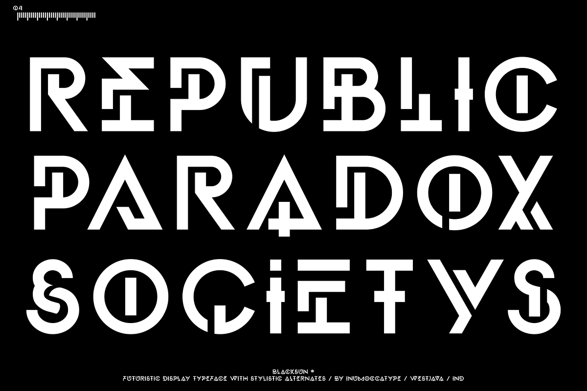 BlackSun, a Font by inumocca_type (Photo 7 of 11)