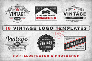 VINTAGE LOGO TEMPLATES Vol 1