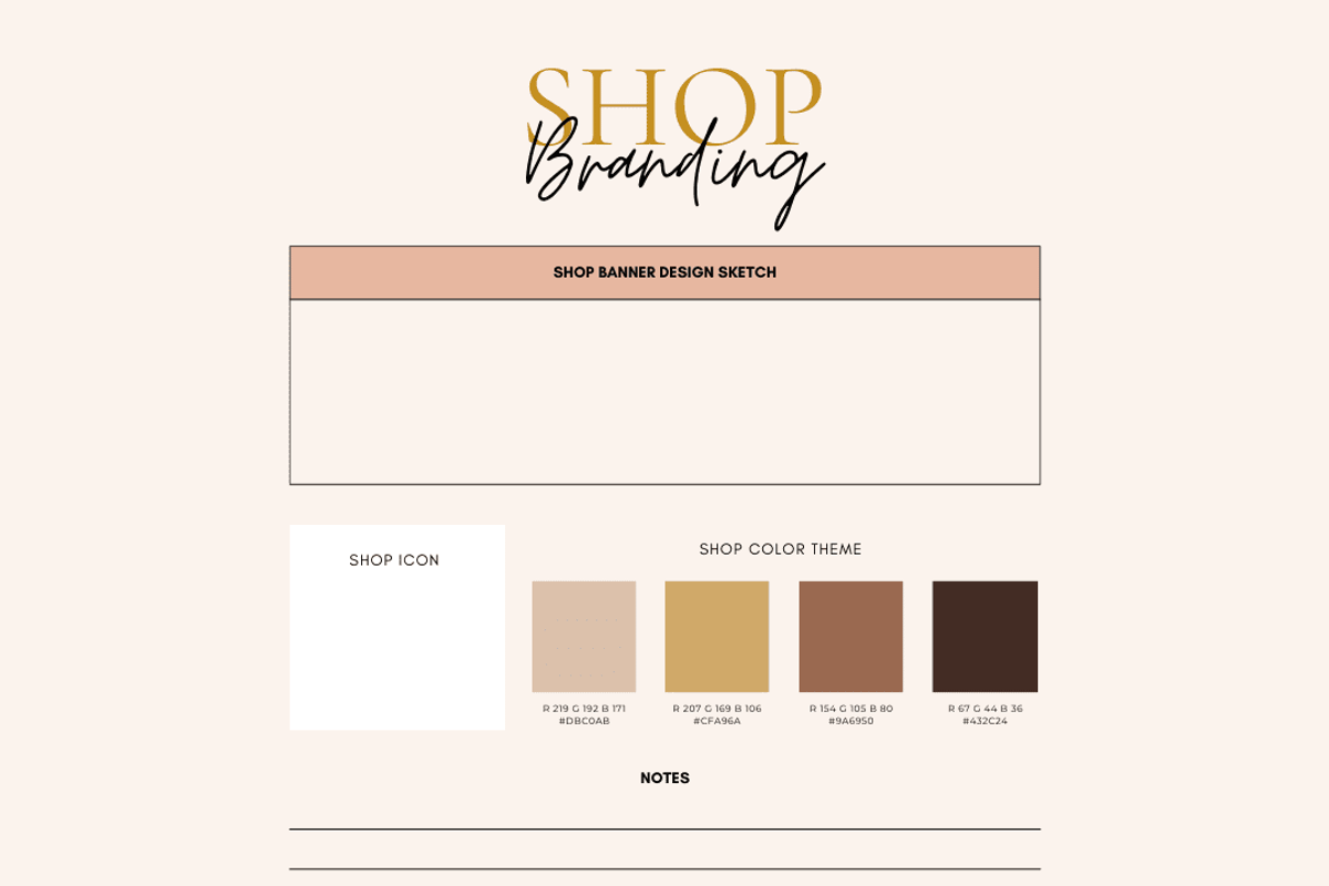 Shopify Planner, a Marketing Template by Brand Your Biz Co. (Photo 4 of 10)
