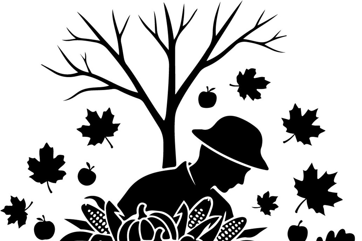 Thanksgiving Harvest Silhouette, an Illustration by Creativeshirt (Photo 16 of 51)