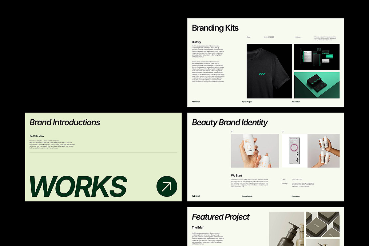 Agency Portfolio Deck Template, a Presentation Template by Templeste (Photo 3 of 6)