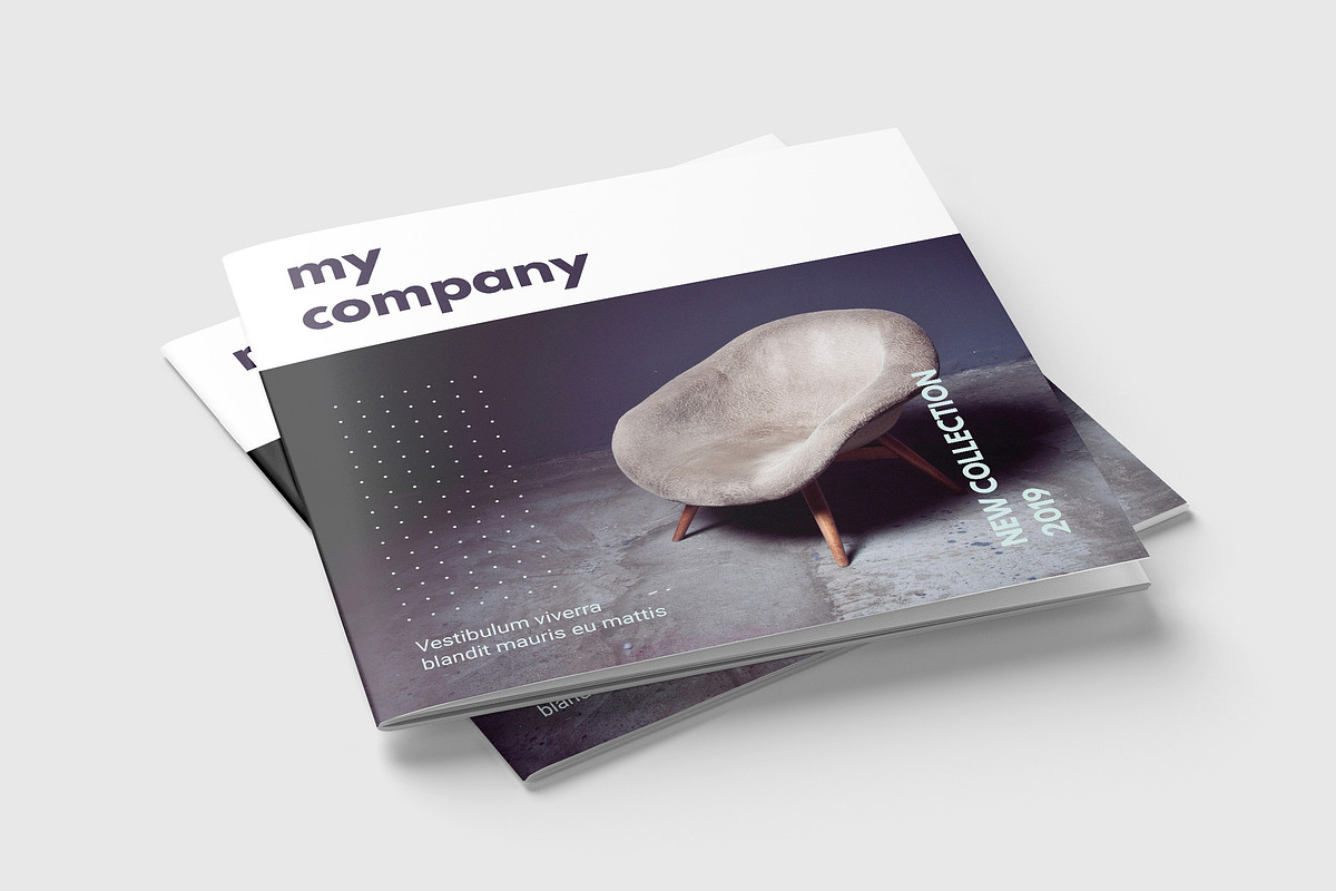 Square Magazine or Brochure Template, a Brochure Template by Wild Ones (Photo 1 of 9)