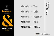Monesta Bold, a Serif Font by ShowUp! Studio (Thumbnail 2 of 15)