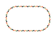 African Mexican Ethnic Motif Frame, a Decorative Illustration by Elena Pimukova (Thumbnail 6 of 7)
