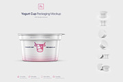 Yogurt Cup Packaging Mockup, a Cups & Container Mockup by Mockup+ (Thumbnail 6 of 6)