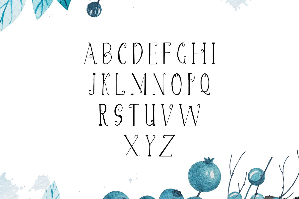 Christmas Script Font preview 2