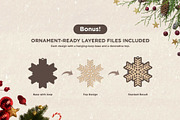 Snowflake SVG Bundle Ornaments Vol 2, an Object Graphic by Seaquint (Thumbnail 4 of 8)