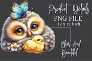 Watercolor Baby Owl Clipart, an Illustration by Rose Art (Thumbnail 7 of 7)