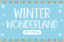 Winter Wonderland | Handwriting Font
