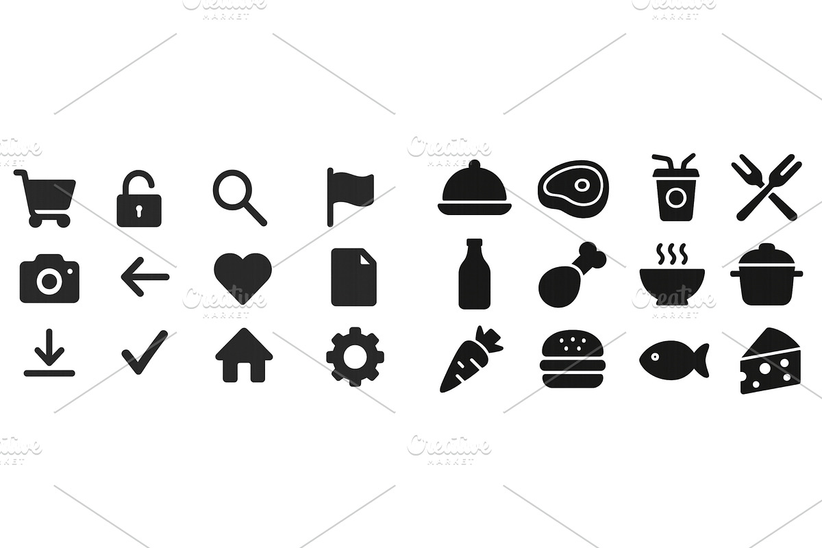 Collection of various black, an Illustration by ZinetroN