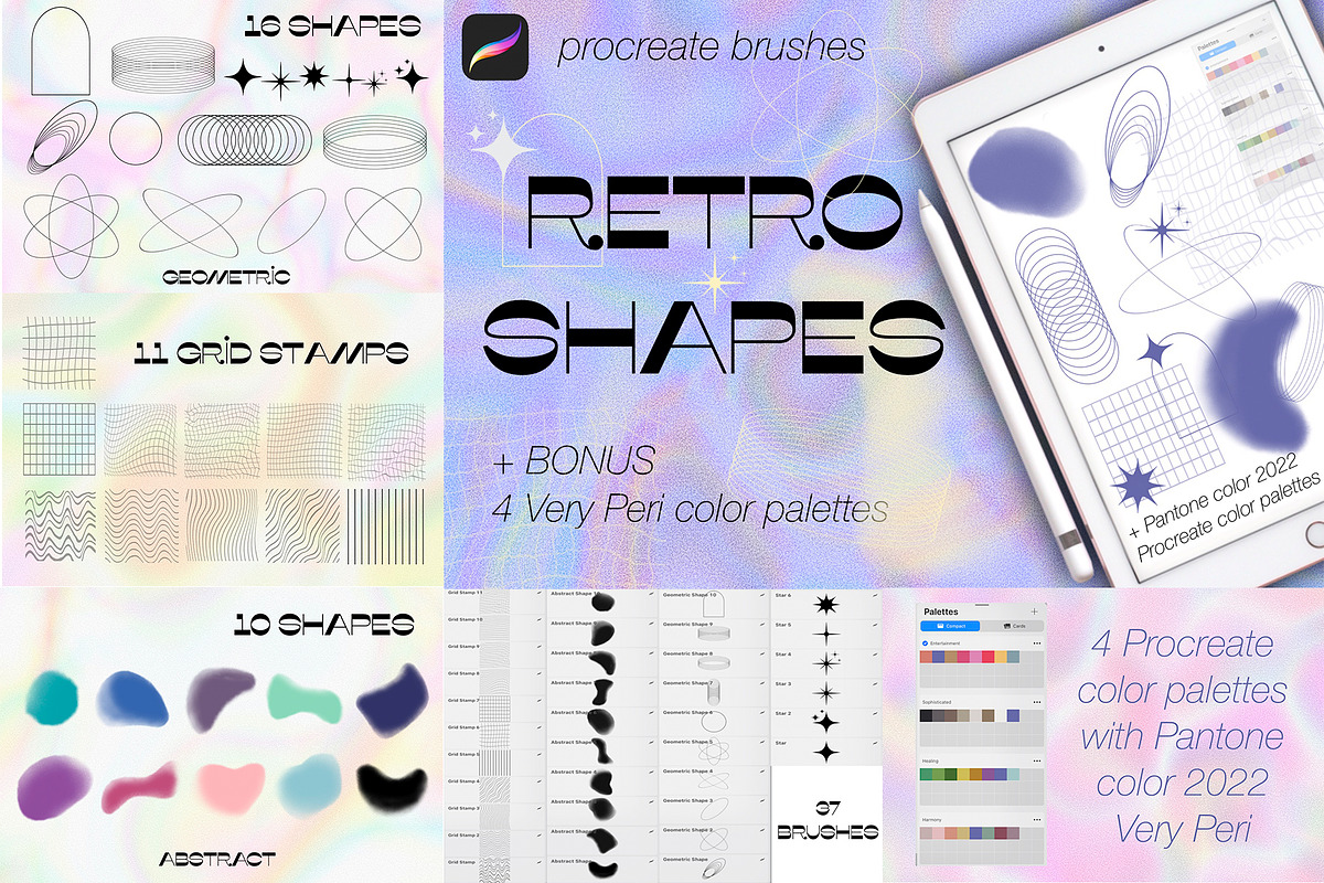 Procreate 500+ Brushes Bundle, a Brush Add-On by Almazova Dolzhenko (Photo 5 of 21)