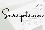 Scriptina, a Handwritten Font by FreshTypeINK (Thumbnail 1 of 8)