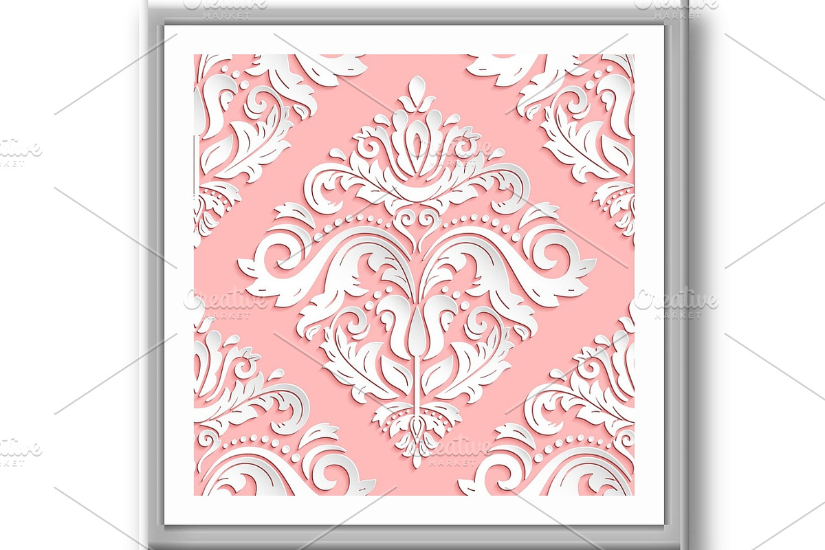 Seamless Vector Oriental Pattern, a Decorative Illustration by FineArtStudio (Photo 2 of 3)