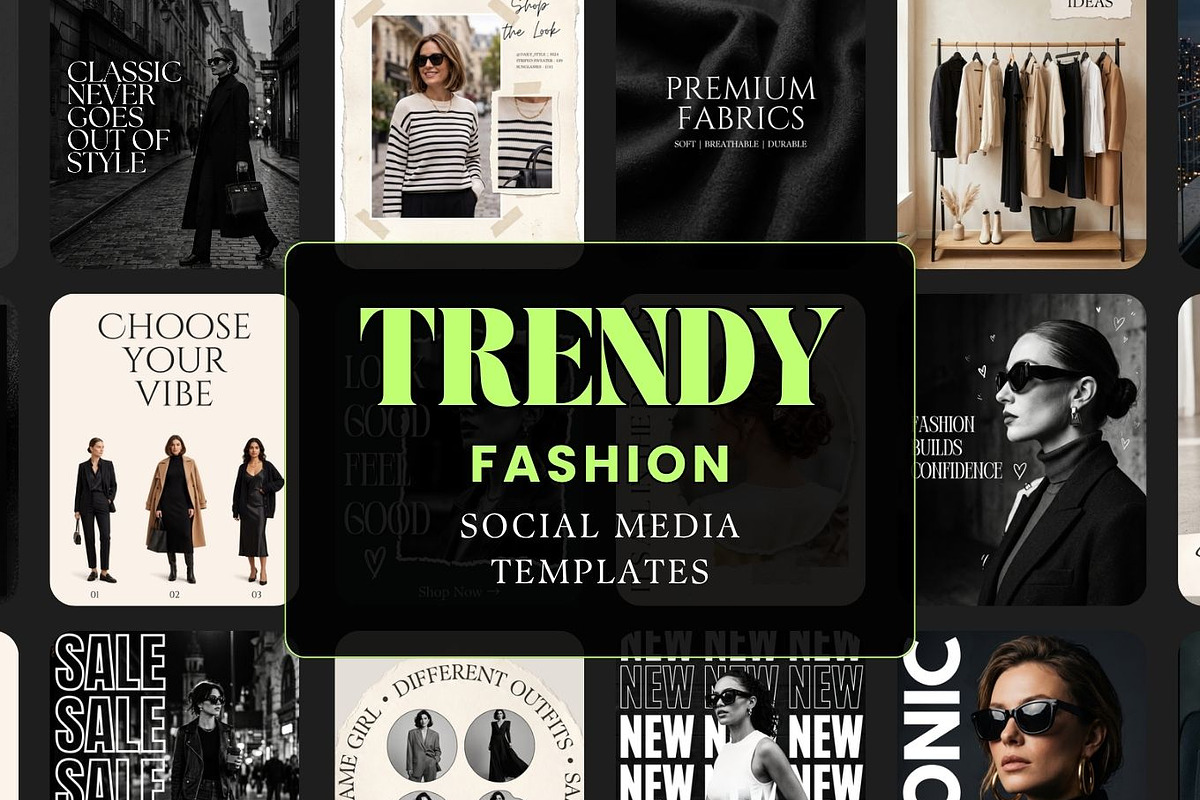 Fashion Instagram Templates, a Social Media Template by Arslan (Photo 1 of 8)