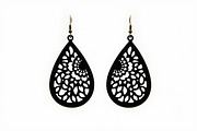 Leaf Earring Silhouette Bundle, an Object Graphic by jahid234 (Thumbnail 12 of 13)