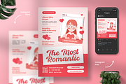 Valentine Party Flyer, a Flyer Template by Annora Studio (Thumbnail 1 of 4)