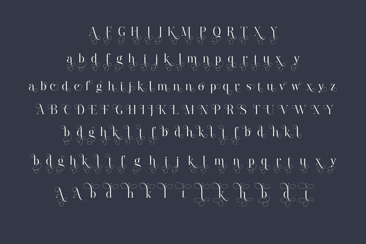 Paradizo - Elegant Serif Font, a Serif Font by Surplus Type Co (Photo 7 of 8)