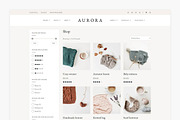 Aurora - WordPress Blog & Shop Theme, a WordPress Template by Lucid Themes (Thumbnail 7 of 8)