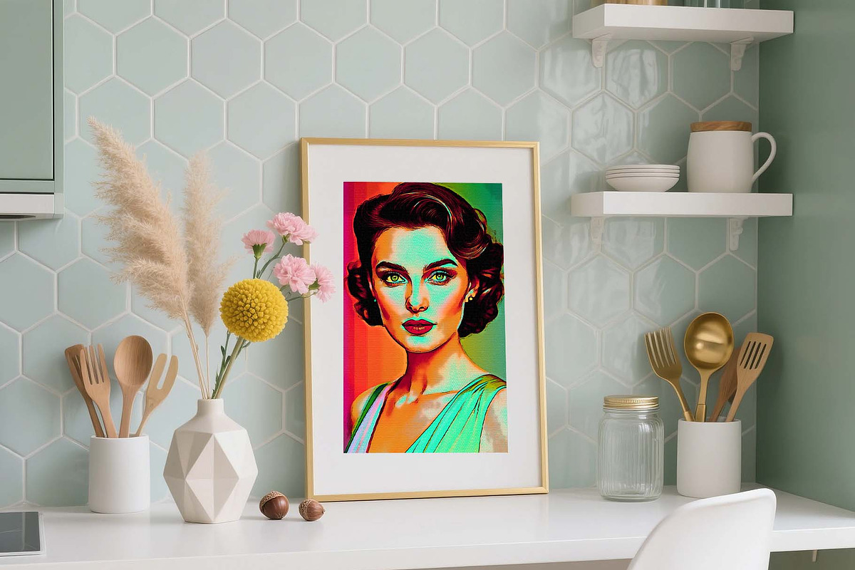 Retro Oil Paint Illustration Action, an Action Add-On by MRI STUDIO (Photo 11 of 12)