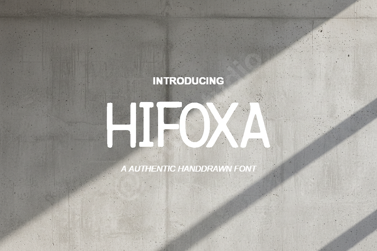 Hifoxa - A Refined Modern Serif for, a Font by Astuti Studio (Photo 1 of 16)