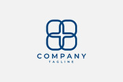 Abstract Plus Clover Logo, a Branding & Logo Template by Vectorium Studio (Thumbnail 2 of 2)