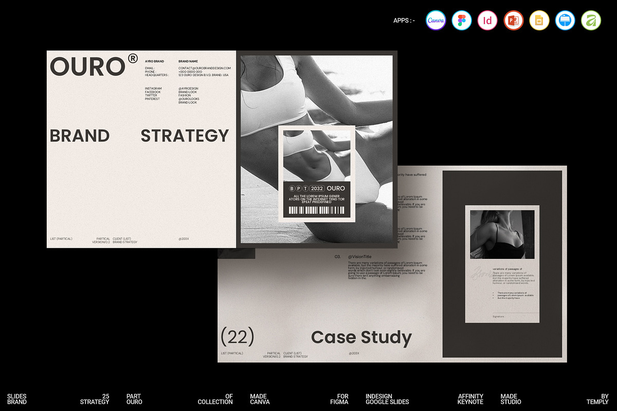 Ouro Brand Strategy Presentation, a Presentation Template by Studio Temply (Photo 1 of 12)