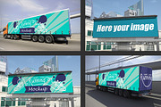 Truck and Billboard Mockup, a Mockup by Weeknd (Thumbnail 1 of 4)