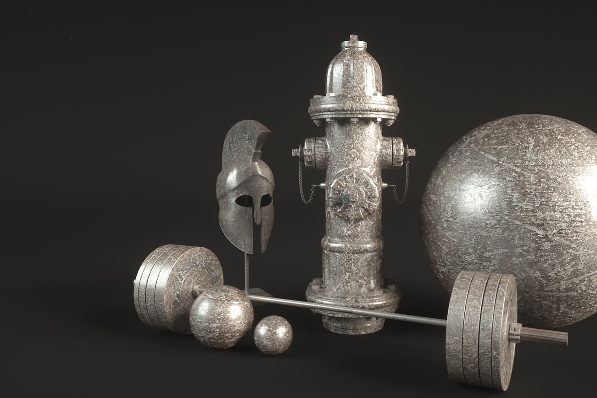 60 Metal Materials for C4d Octane, a Textures & Material 3D Model by 3DTreatment (Photo 42 of 88)