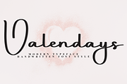 Valendays, a Handwritten Font by InermediaSTUDIO (Thumbnail 1 of 8)