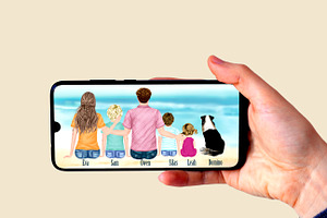 Family Clip Art,Custom Family Png