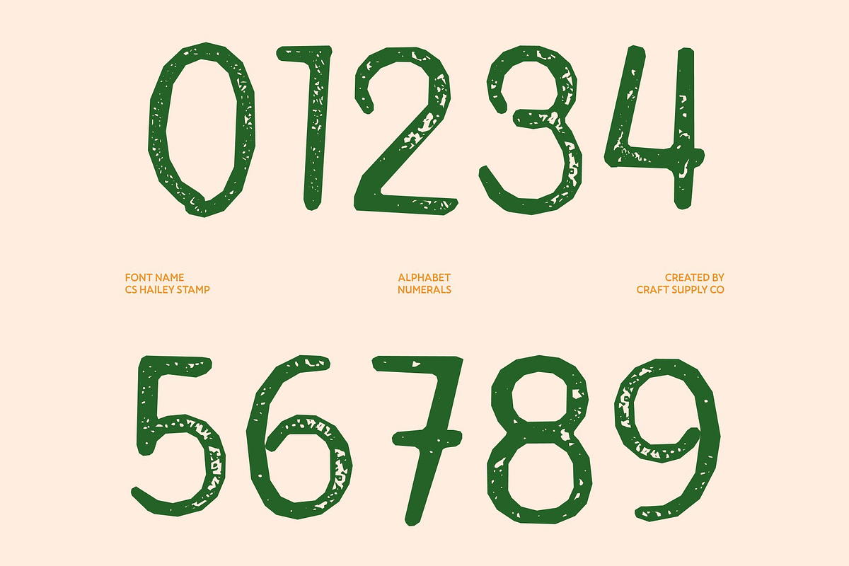 CS Hailey Stamp, a Script Font by Craft Supply Co. (Photo 6 of 8)