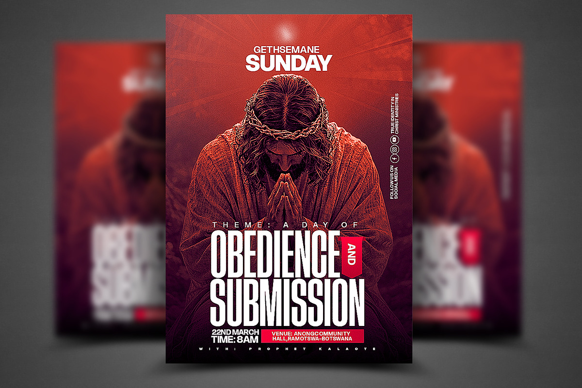 Church Flyer Design Psd, a Social Media Template by church flyer templates (Photo 1 of 4)