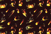 Forks of flame, fire set + patterns, an Object Illustration by PaperTrident (Thumbnail 5 of 5)