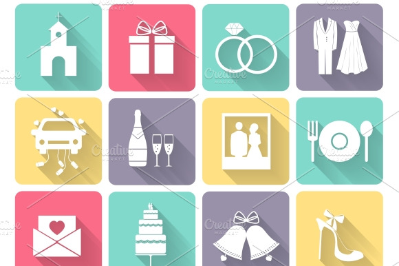 Wedding And Love Icons