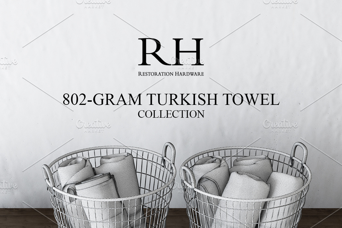RH 802-GRAM TURKISH TOWEL COLLECTION, an Object 3D Model by kookamunga (Photo 3 of 3)