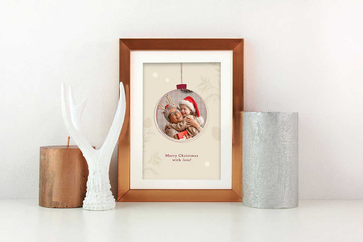 Christmas Photo Card Layouts, a Card Template by BrandPacks (Photo 3 of 6)
